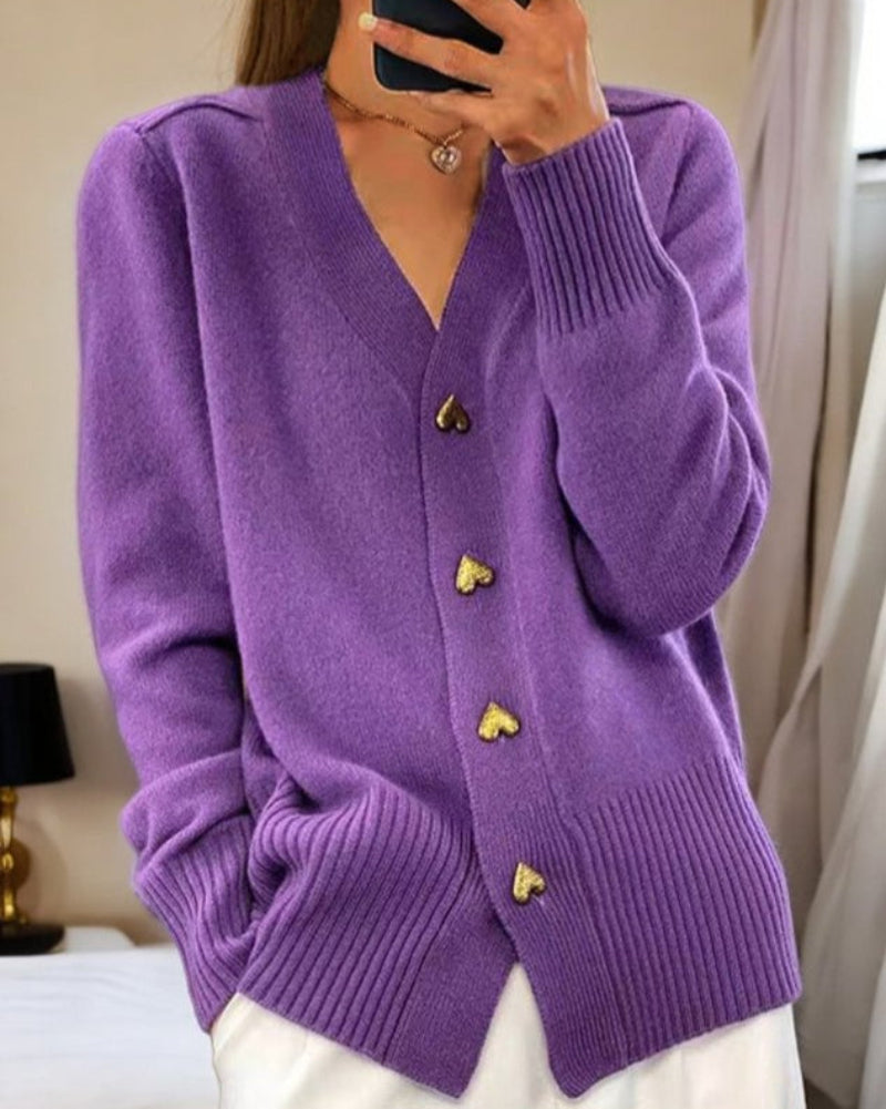 Warme, elegante en tijdloze vrouwelijke charme Cardigan