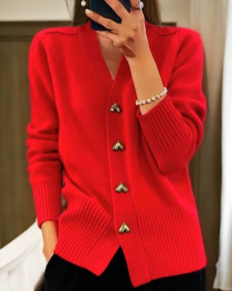 Warme, elegante en tijdloze vrouwelijke charme Cardigan