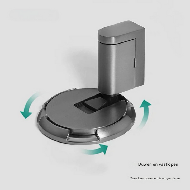 Magnetische deurstopper voor vloermontage zonder boren