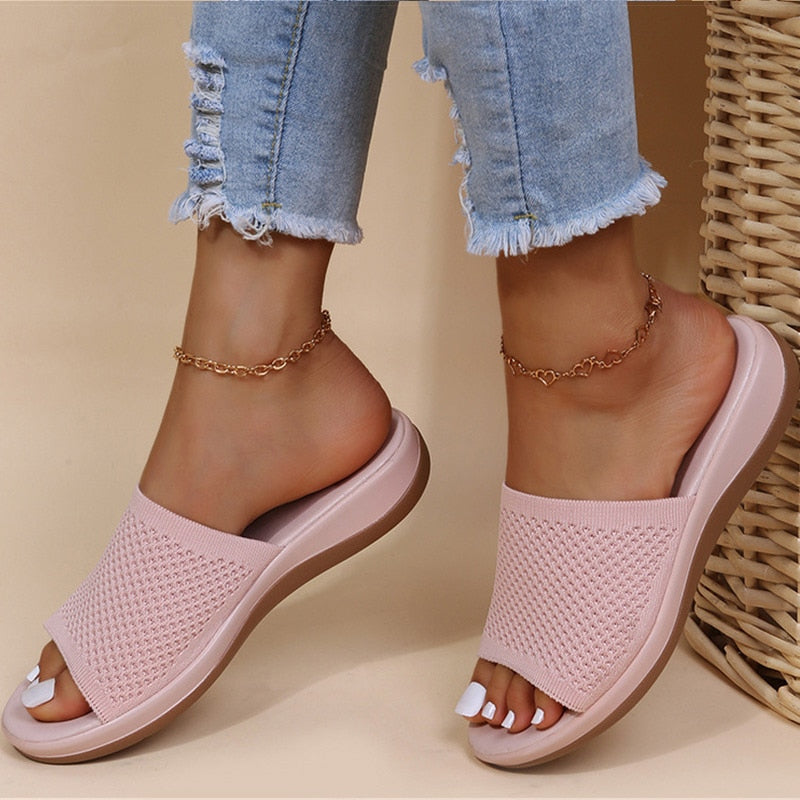 Orthopedische Vrouwen Slippers Roze