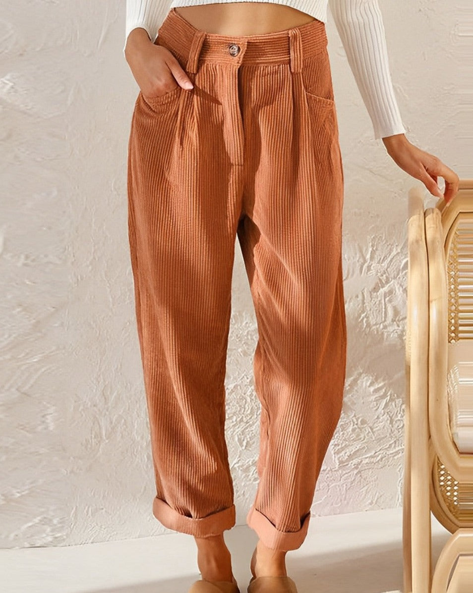 VelvetEase – Corduroy Broek